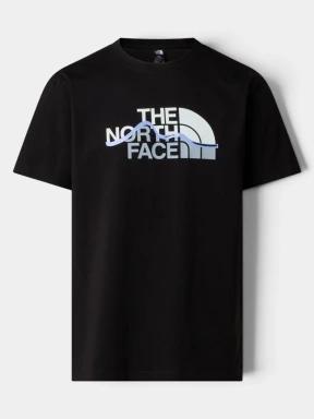 tricou cu maneci scurte pt. barbati The North Face M Mountain Line Regular Short Sleeve Tee negru 1