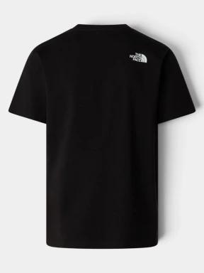 tricou cu maneci scurte pt. barbati The North Face M Mountain Line Regular Short Sleeve Tee negru 3