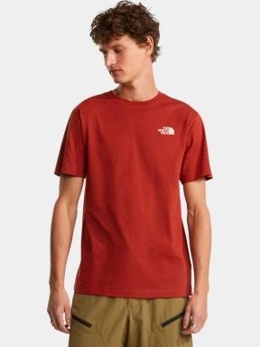 tricou cu maneci scurte pt. barbati The North Face M Vertical Regular Short Sleeve Tee-Grap rosu 1