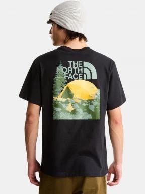 tricou cu maneci scurte pt. barbati The North Face M Pitch A Tent Relaxed Ss Tee negru 3