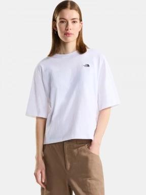 tricou cu maneci scurte pt. femei The North Face W Tnf Essential Simple Dome Boxy Rlx Ss alb 1