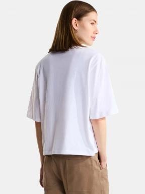 tricou cu maneci scurte pt. femei The North Face W Tnf Essential Simple Dome Boxy Rlx Ss alb 3