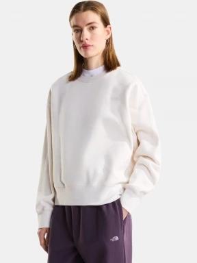pulover pt. femei The North Face W Tnf Essential Simple Dome Boxy Os Crew alb 1