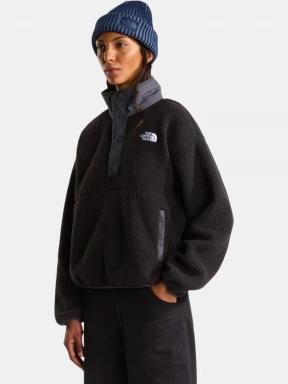 pulover polar pt. femei The North Face W Cragmont Snap 1/2 Fleece Jacket negru 1