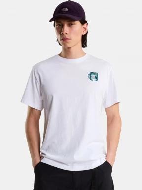 tricou cu maneci scurte pt. barbati The North Face U Basecamp Barista Rlx Ss Tee-Graphic alb 1