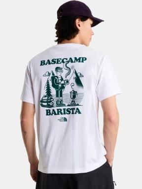 tricou cu maneci scurte pt. barbati The North Face U Basecamp Barista Rlx Ss Tee-Graphic alb 3