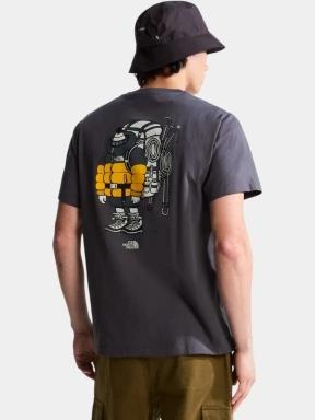tricou cu maneci scurte pt. barbati The North Face U Gear Up Get Out Rlx Ss Tee-Graphic gri 3