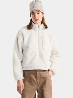 pulover polar pt. femei The North Face W Extreme Pile 2 Pullover alb 1