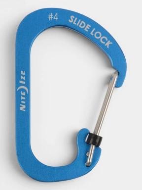 carabiniera Niteize SlideLock® Carabiner Aluminum #4 albastru 1