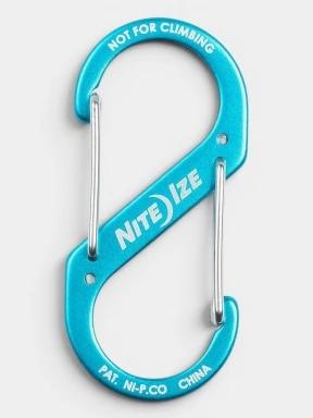carabiniera Niteize S-Biner® Aluminum Dual Carabiner #3 albastru deschis 3