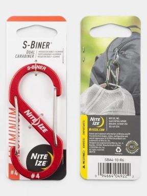 carabiniera Niteize S-Biner® Aluminum Dual Carabiner #4 rosu 1