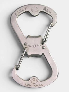 unealta multifunctionala Niteize Ahhh...™ Stainless Bottle Opener gri 1