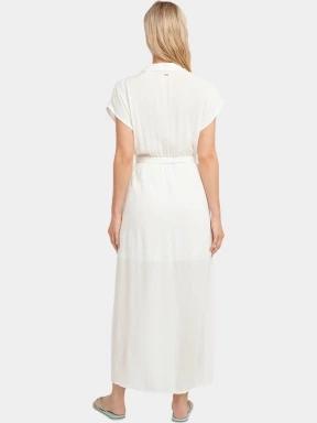 rochie camasa pt. femei O'Neill Lori Maxi Shirt Dress alb 3