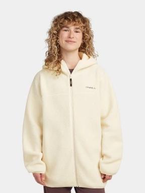pulover polar pt. femei O'Neill O'Neill Must-Have Long Fz High Pile Fleece alb 1
