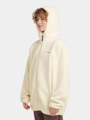 pulover polar pt. femei O'Neill O'Neill Must-Have Long Fz High Pile Fleece alb 3