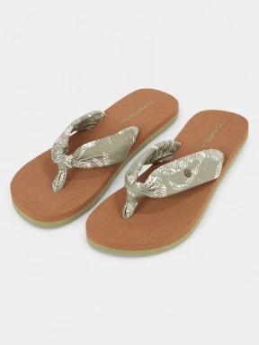 papuci flip flop pt. femei O'Neill Ditsy Sun Sandals verde 1