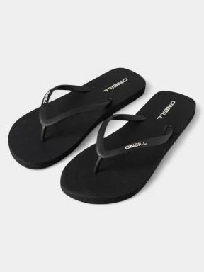 papuci flip flop pt. femei O'Neill Profile Small Logo Sandals negru 1