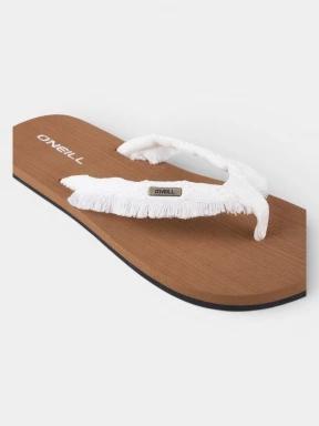 papuci pt. femei O'Neill Ditsy Jacquard Sandals alb 1