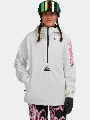 jacheta hanorac pt. femei O'Neill FWC'Play Park Snow Anorak alb 1