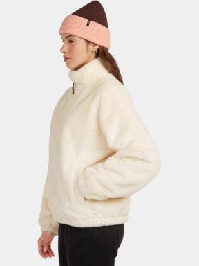 pulover polar pt. femei O'Neill O’Neill Must-Have Fz Faux Fur Jacket alb 3