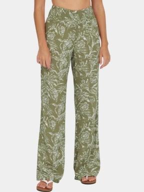 pantaloni lungi pt. femei O'Neill Johnny Smocked Waist Pants verde 1