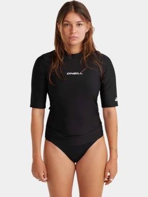 lycra cu maneci scurte pt. femei O'Neill Essentials Bidart  Skin S/Slv negru 1