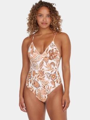 costum de baie pt. femei O'Neill Saltwater Jaida Crochet Swimsuit portocaliu 1