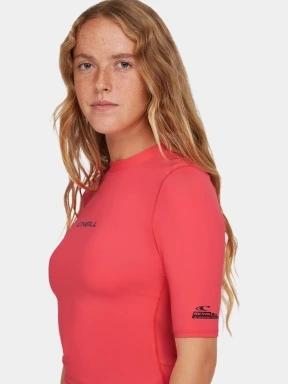 lycra cu maneci scurte pt. femei O'Neill Essentials Skin S/SLV roz 3