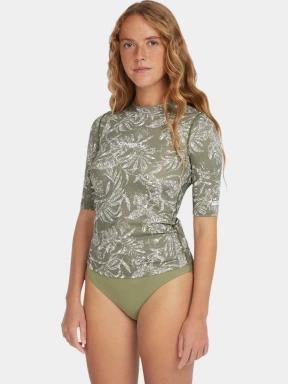 lycra cu maneci scurte pt. femei O'Neill Essentials Skin S/SLV verde 1