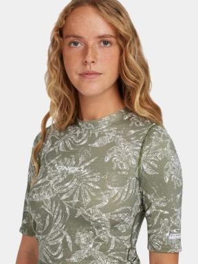 lycra cu maneci scurte pt. femei O'Neill Essentials Skin S/SLV verde 3