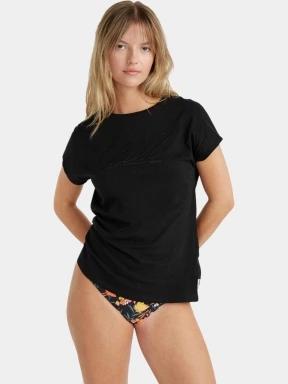 tricou cu maneci scurte pt. femei O'Neill Essentials O'Neill Signature T-Shirt negru 1