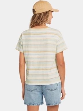tricou cu maneci scurte pt. femei O'Neill O'Riginals Boxy Stripe T-Shirt verde 3