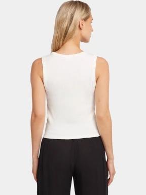 bluza tank pt. femei O'Neill O'Neill Rib Tanktop alb 3