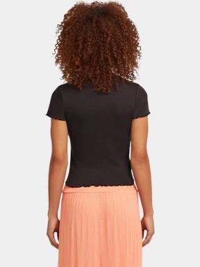 tricou cu maneci scurte pt. femei O'Neill O'Neill Rib T-Shirt negru 3