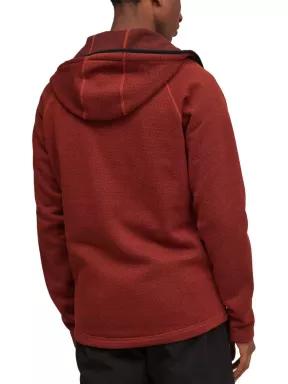 pulover polar pt. barbati O'Neill PM Epidote Hooded Fleece rosu 3