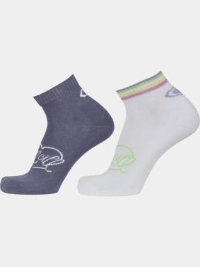 ciorapi O'Neill O'Neill Women Men Quarter Socks Future Stripe 2-Pack alb 1