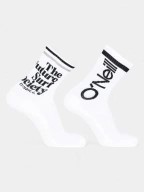 ciorapi O'Neill O'Neill Unisex Sport Socks Logo 2-Pack alb 1