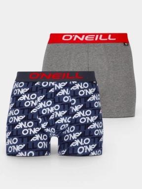indispensabili pt. barbati O'Neill O'Neill Men Boxer Cutting Logo 2-Pack gri 1
