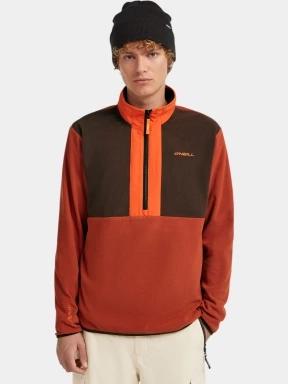 pulover polar pt. barbati O'Neill FWC'Cruz Triple Polartec Fleece portocaliu 1