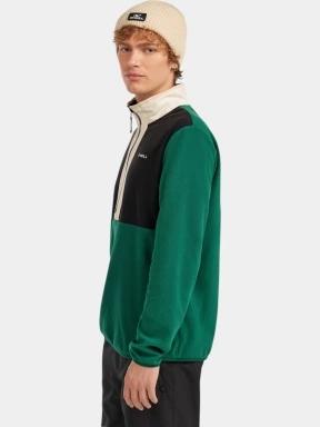 pulover polar pt. barbati O'Neill FWC'Cruz Triple Polartec Fleece verde inchis 3