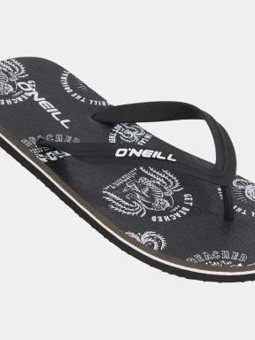 papuci flip flop pt. barbati O'Neill Profile Graphic Sandals negru 3