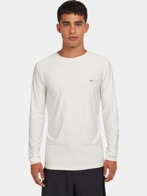 lycra cu maneci lungi pt. barbati O'Neill Essentials Skins L/Slv alb 1