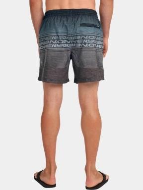 sorturi de baie pentru barbati pt. barbati O'Neill O'Neill Logo Stripe 16'' Swimshorts gri 3