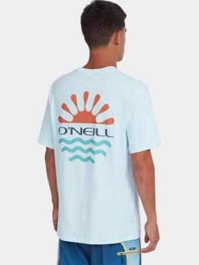 tricou cu maneci scurte pt. barbati O'Neill Global T-Shirt albastru deschis 3