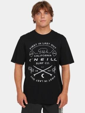 tricou cu maneci scurte pt. barbati O'Neill Jack O'Neill Muir T-Shirt negru 1