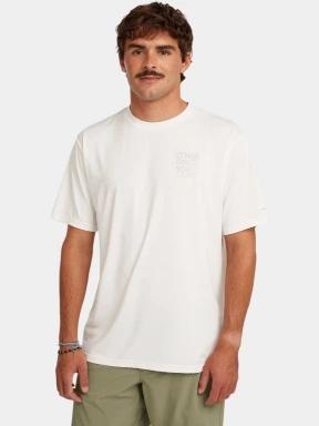 tricou pentru sport, cu maneci scurte pt. barbati O'Neill O'Neill Hybrid Upf Polygiene Back Print T-Shirt alb 1