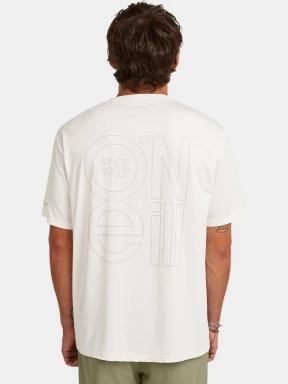 tricou pentru sport, cu maneci scurte pt. barbati O'Neill O'Neill Hybrid Upf Polygiene Back Print T-Shirt alb 3