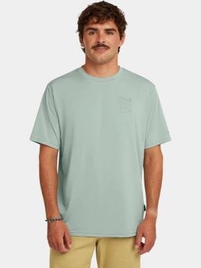 tricou pentru sport, cu maneci scurte pt. barbati O'Neill O'Neill Hybrid Upf Polygiene Back Print T-Shirt verde deschis 1
