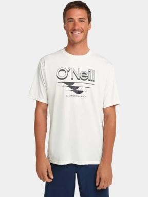 tricou pentru sport, cu maneci scurte pt. barbati O'Neill O'Neill Hybrid Upf Polygiene Graphic T-Shirt alb 1
