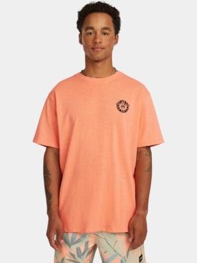 tricou cu maneci scurte pt. barbati O'Neill O'Neill Slub Back Print T-Shirt portocaliu 1